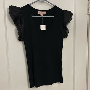Philosophy, ruffle sleeve top